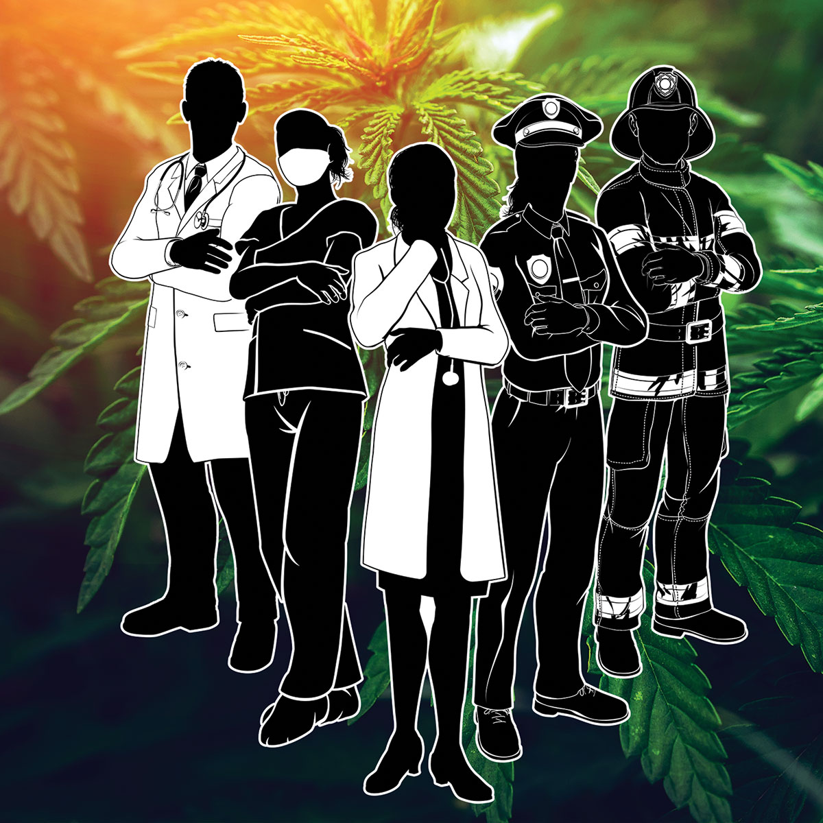 Veterans and first responders using marijuana